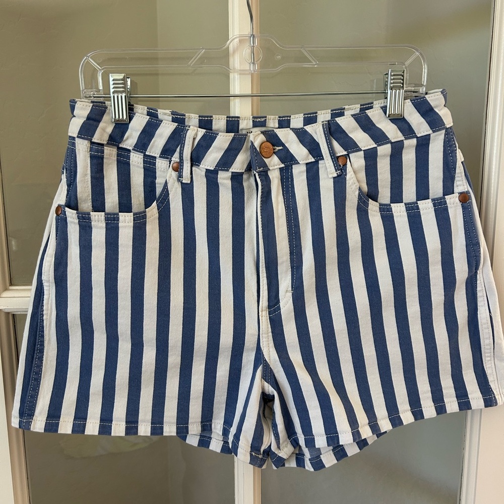 WRANGLER Trisha Rodeo Stripe Shorts